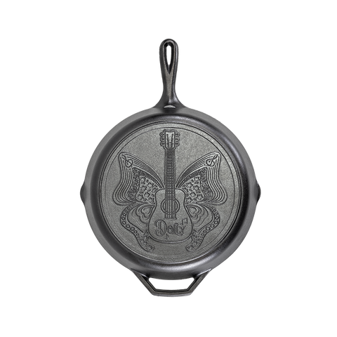 LODGE 12 Inch Skillet "Love is Like a Butterfly" Dolly Parton Skillet