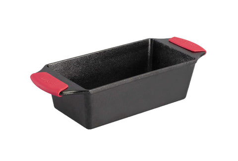 đŸ’•VALENTINES DAY SALE$119.99!đŸ’• SET OF 2 LODGE 8.5 Inch x 4.5 Inch Seasoned Cast Iron Loaf Pan with INCLUDED set of 2 Silicone Grips. PRE-ORDER NOW! (AVAILABLE FEB 2021)