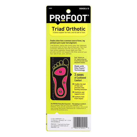 Triad Orthotic by PROFOOT Men's & Womens