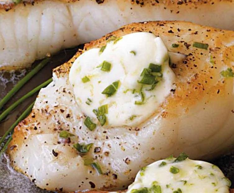 Pan-roasted Sea Bass With Garlic Butter