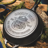 10.25 Inch Seasoned Cast Iron Smokey Bear Skillet