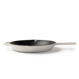 11 Inch Enameled Cast Iron Skillet, Oyster