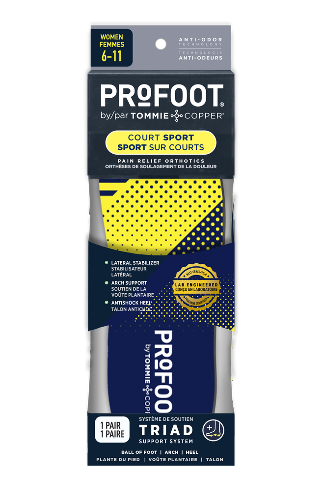 Triad Court Sport Pain Relief Orthotics, 1 Pair