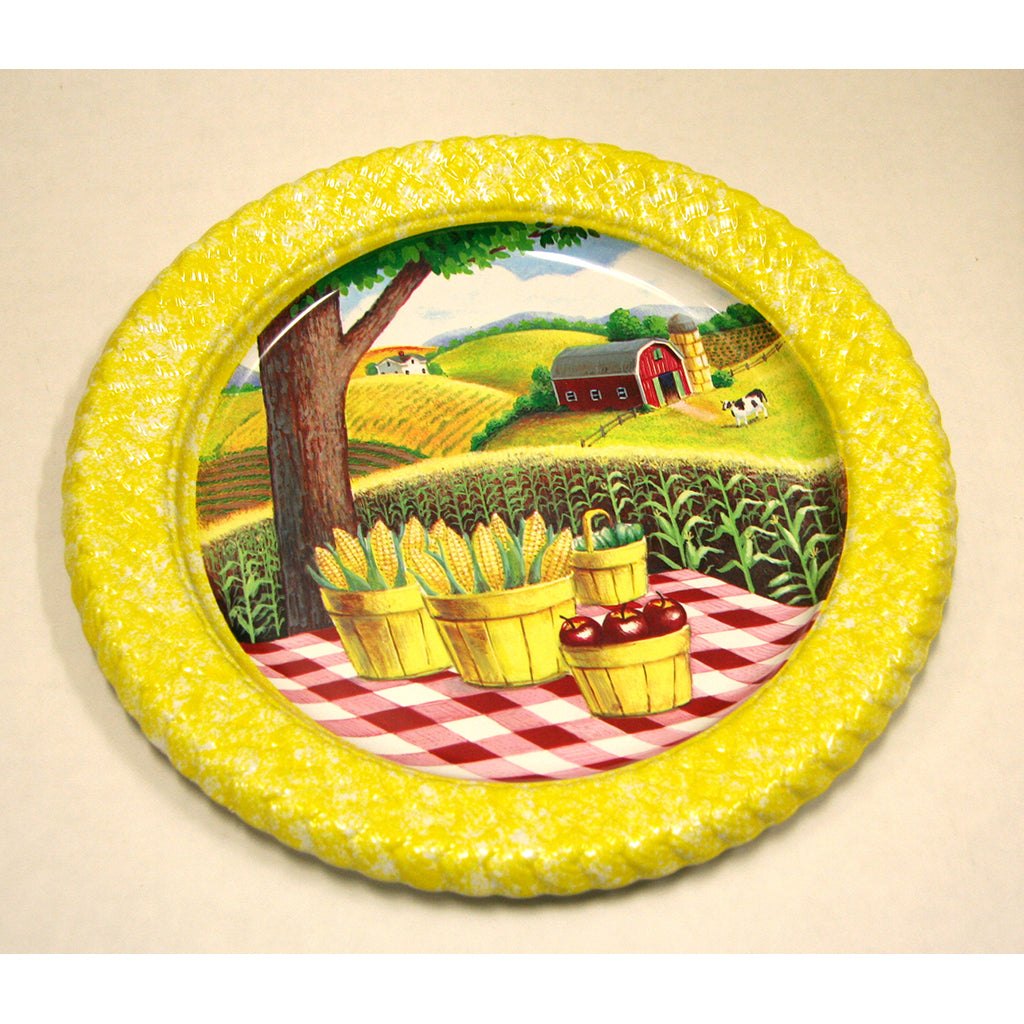 11 inch Corn Harvest Plates by Counseltron