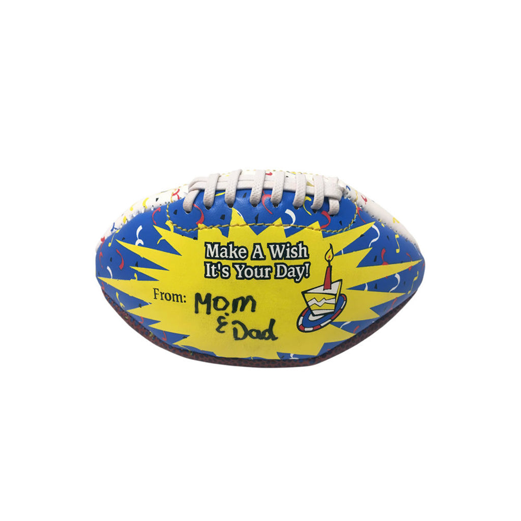 "Happy Birthday" Mini Football Gift by Counseltron