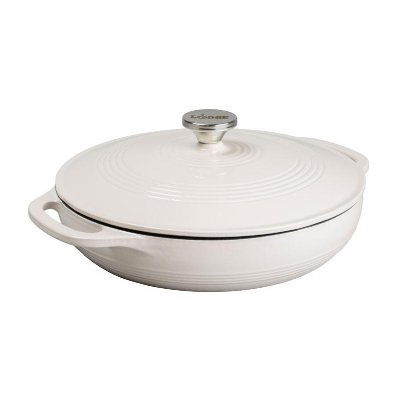 Enamel Covered Casserole 3.6 qt (Oyster)  by Lodge