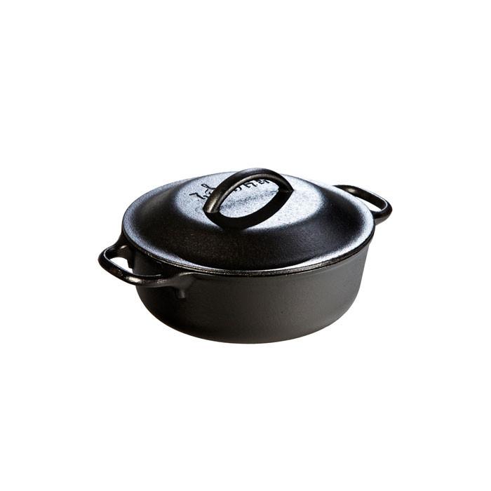 Cast Iron Serving Pot 2 qt. (with loop handles) by Lodge