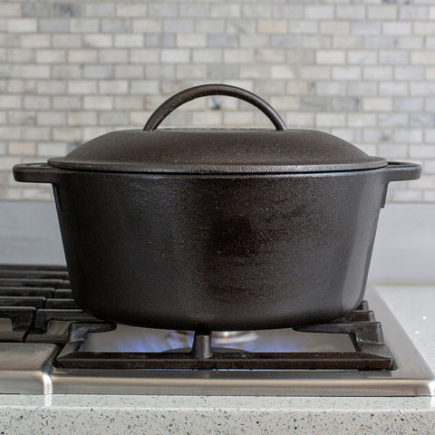 Cast Iron Dutch Oven 5 qt. (with loop handles) by Lodge