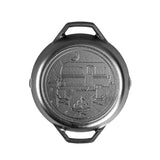 Wanderlust Series 10.25 Inch Cast Iron Dual Handle Camper Pan - LIMITED EDITION