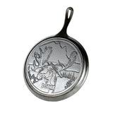Wildlife Series- 10.5 inch Cast Iron Griddle with Moose Scene by Lodge