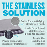 E-CLOTH STAINLESS STEEL Cleaning Kit set of 2
