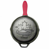 10.25 Inch Cast Iron Skillet with Loon Scene & Hot Handle Holder by Lodge